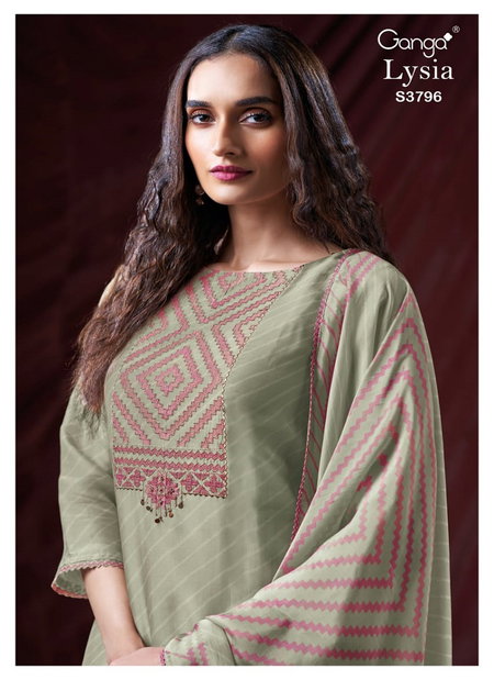 Lysia 3796 By Ganga Bemberg Silk Designer Salwar Suits Wholesale Price In Surat
